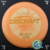 Discraft  Paul McBeth 6x ESP Buzzz Signature Series - Scale Weight -
