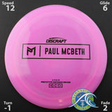 Discraft Paul McBeth Prototype Ares - Distance Driver - Scale Weight -