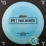 Discraft Paul McBeth Prototype Ares - Distance Driver - Scale Weight -