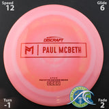 Discraft Paul McBeth Prototype Ares - Distance Driver - Scale Weight -