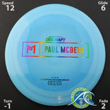 Discraft Paul McBeth Prototype Ares - Distance Driver - Scale Weight -