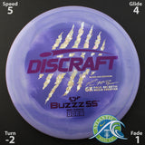 Paul McBeth 6-Claw ESP Buzzz SS - 2026 Worlds Edition - Scale Weights -