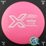 Discraft X Line Cicada - Fairway Driver - Scale Weight -