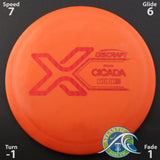 Discraft X Line Cicada - Fairway Driver - Scale Weight -