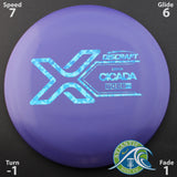 Discraft X Line Cicada - Fairway Driver - Scale Weight -