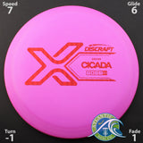 Discraft X Line Cicada - Fairway Driver - Scale Weight -