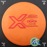 Discraft X Line Cicada - Fairway Driver - Scale Weight -