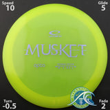 Latitude 64 Opto Musket - Scale Weight -