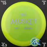 Latitude 64 Opto Musket - Scale Weight -