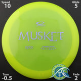 Latitude 64 Opto Musket - Scale Weight -