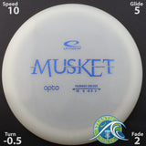 Latitude 64 Opto Musket - Scale Weight -