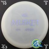 Latitude 64 Opto Musket - Scale Weight -