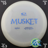 Latitude 64 Opto Musket - Scale Weight -