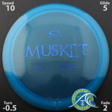 Latitude 64 Opto Musket - Scale Weight -