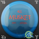 Latitude 64 Opto Musket - Scale Weight -
