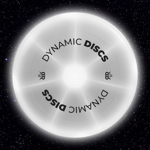 Dynamic Discs LED Night Glider - White